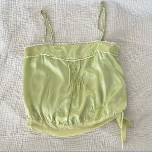 Gap Silk Cropped Tank